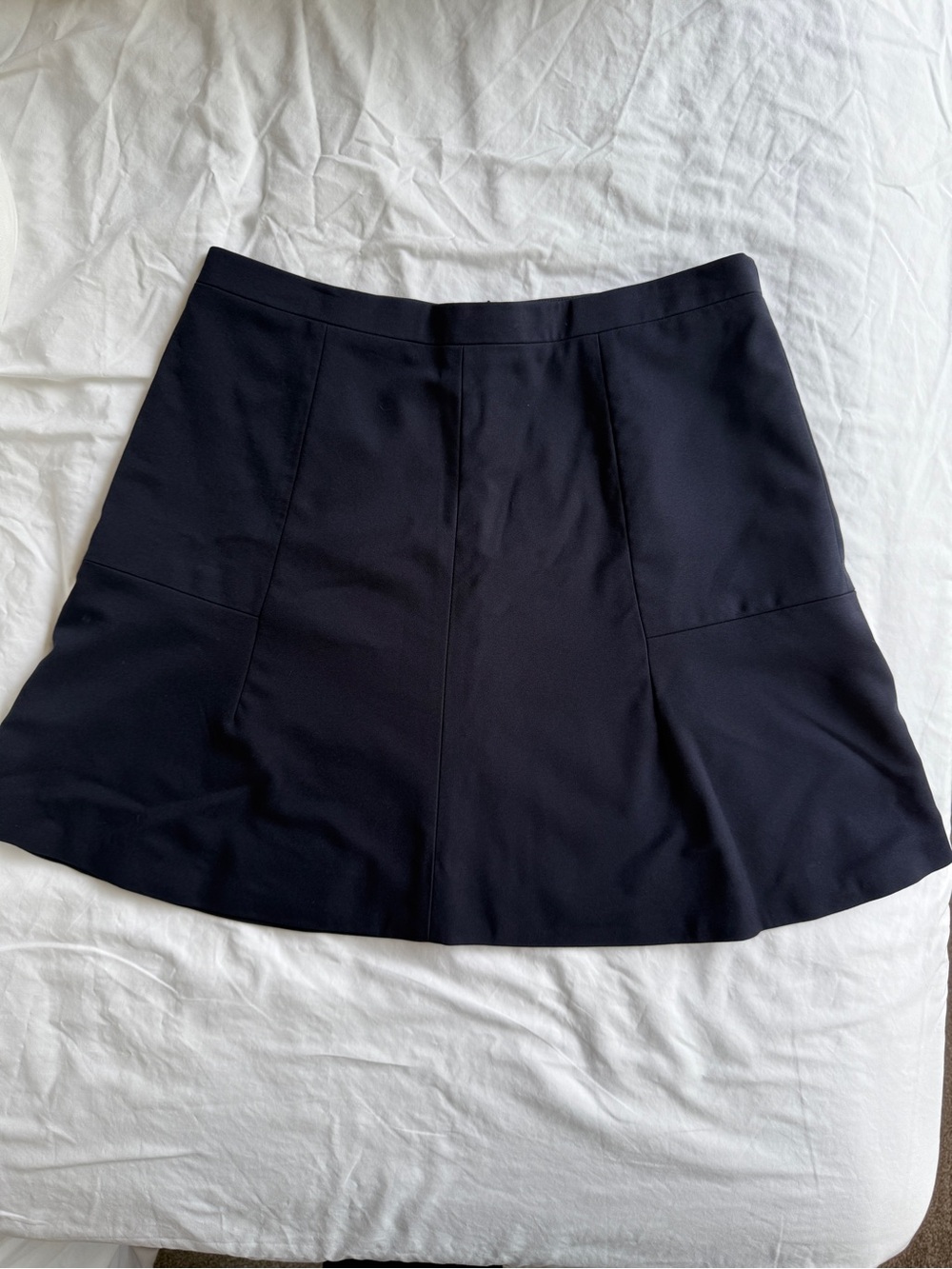J. Crew Navy A-Line Skirt
